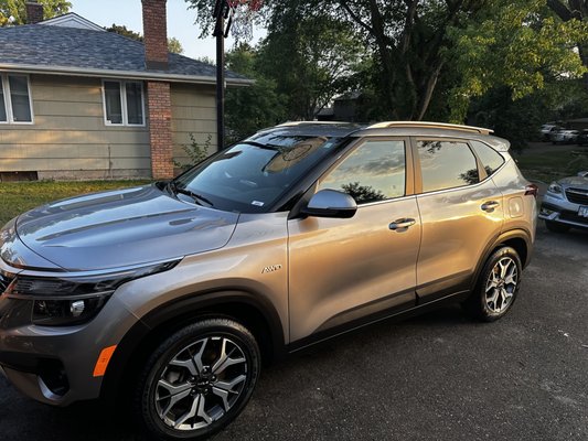 Kia seltos exterior detail (after)