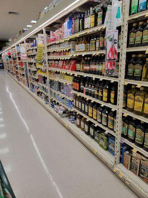 Shelves neatly stocked