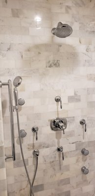 Master Bathroom Shower, (trim or finish)