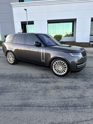 Range Rover partial PPF and wheels