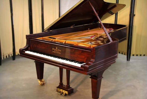 A rare Hamburg Steinway & Sons Model D in Rosewood.