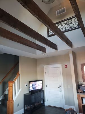 Really cool ceiling in living room