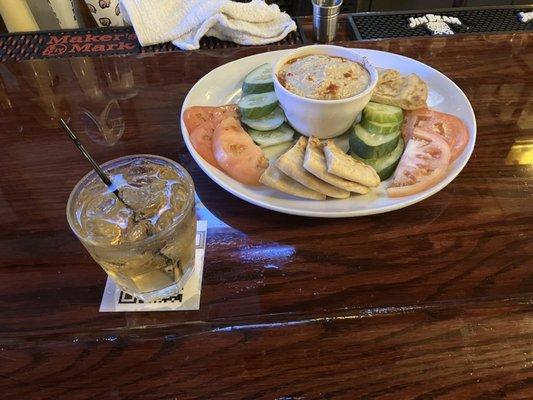 Jameson And Hummus Done Right