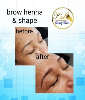 Brow henna & shape