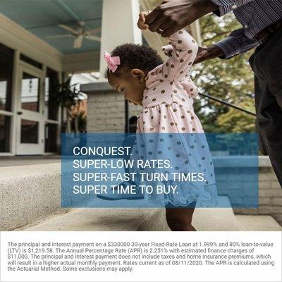 UWM Conquest- super low rates with one of my favorite lenders