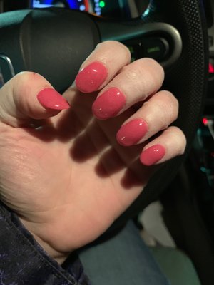 An hour and a half wasted on below average nails.