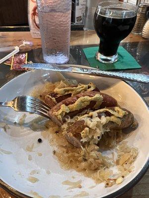 Sausage and sauerkraut