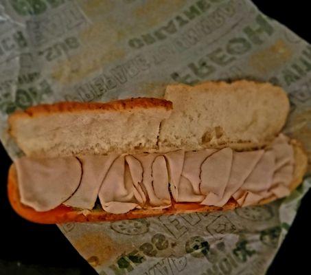 Subway Titan Turkey Deli Heroes Sub