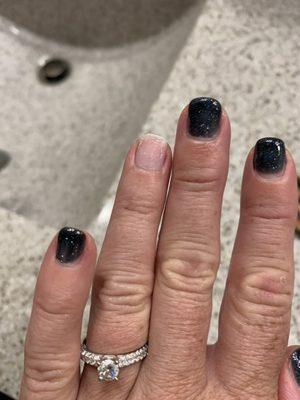 4 days into shellac mani