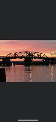 The old bridge to Chincoteague island