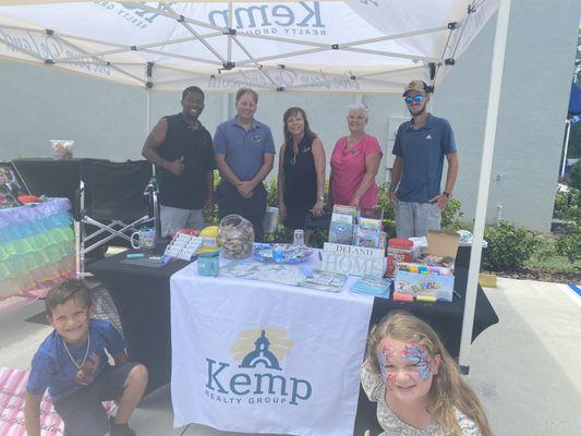 Sponsored a  DeLand neighborhood BBQ in Pelham Square