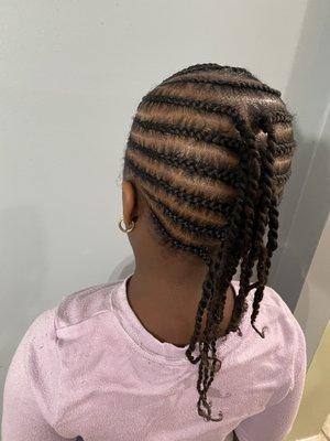 Kids cornrows