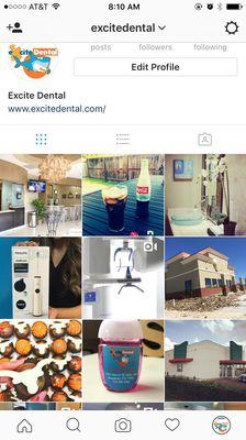 Our Instagram. Follow us @ExciteDental