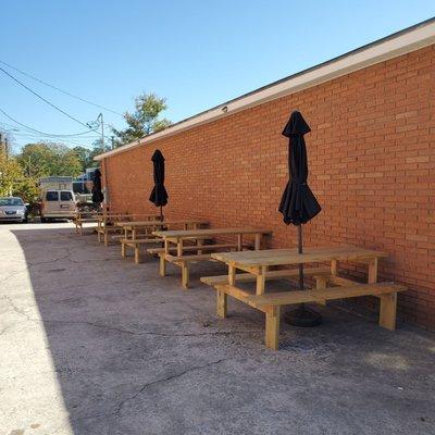 Outdoor seating