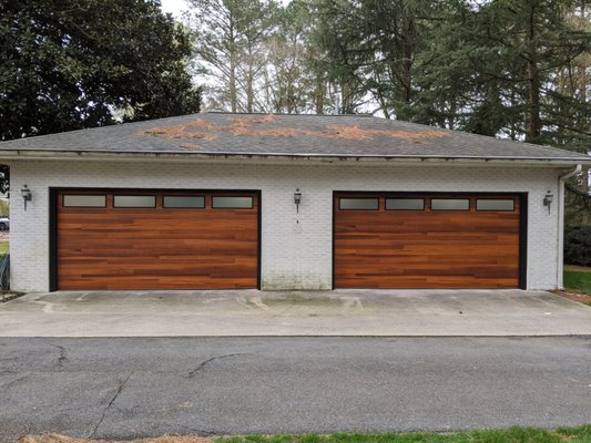 CHI Planks Garage Door installed by Yoder