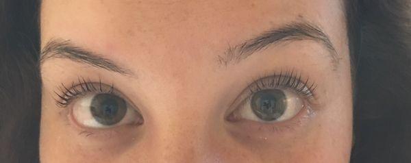 After a yumi lash lift