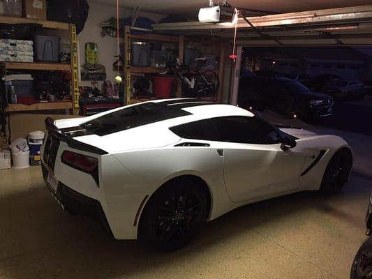 Freshly tinted 2015 Stingray in Ceramic film