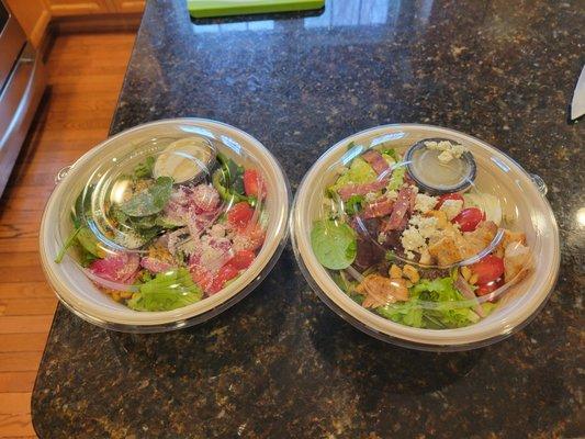 Cobb and Corn salads to go