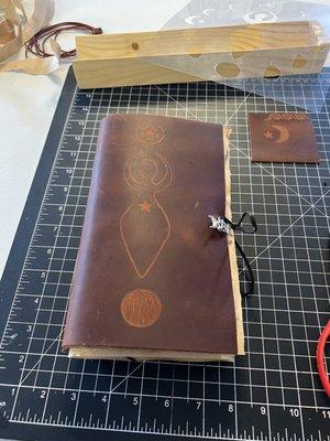 Finished medium bound book