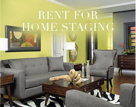 Rent furniture for home staging