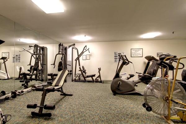 The workout room of the Korsakov.