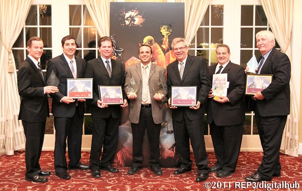 Pinnacle Printing Awards Dinner, where Digital Hub was honored with 23 printing awards!