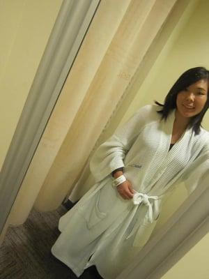 The robe, too bad it wasn't spa services I was going in for.