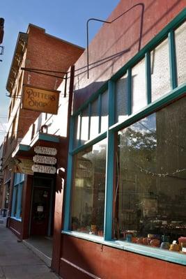 Potters Shop storefront in Bisbee, Arizona.