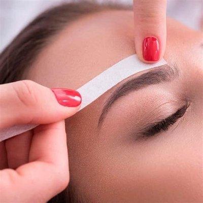 Eye brow waxing