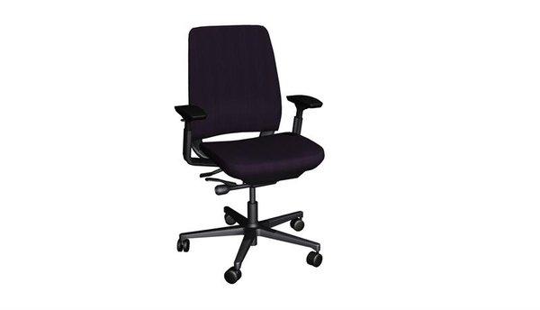 Steelcase Amia task chair with adjustable lumbar and more.