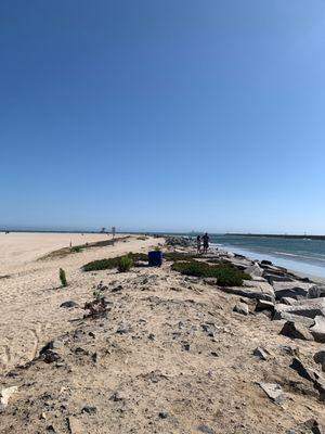 Beginning of Crabs Jetty