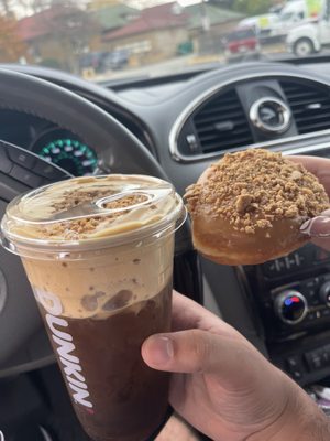 Cookie Butter Donut & Coffee