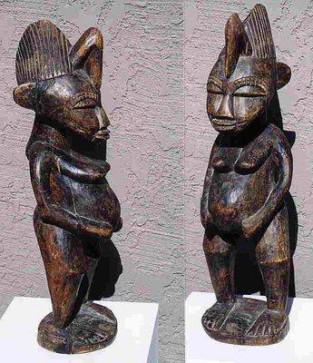 Mid 20th C. Senufo African Figural  Carving