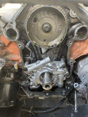 Jeep srt-8 got a new oil pump, timing chain and tensioner