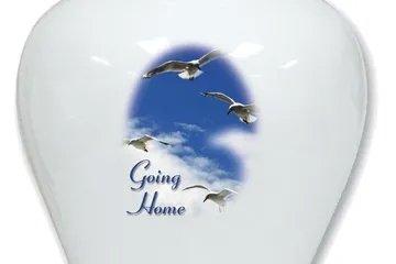 Going Home Porcelain Urn