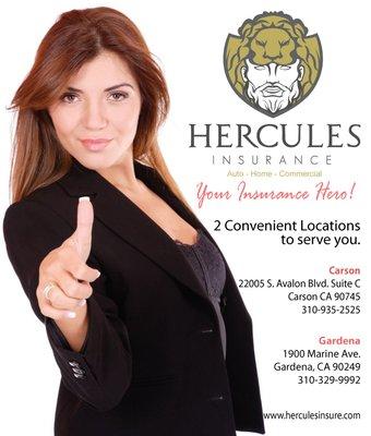 Switch to Hercules Insurance and start saving today!