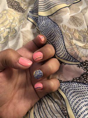 Nail designs to match my dress!