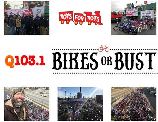 Proud to be a sponsor of the 2019 Bikes or Bust Campaign!