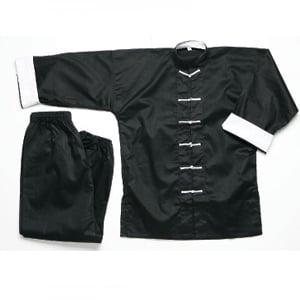 Black and White Kung Fu Uniform