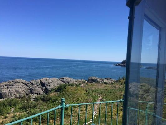 View of the Atlantic from Little River outside deck