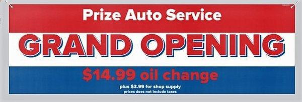 New Customers Only, $14.99 Oil Change! Covers up to 5 quartz of conventional oil and regular oil filters. Pricing does not include tax.