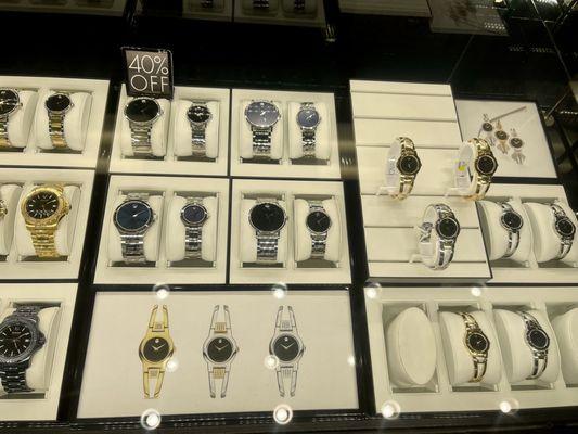 I purchased the Movado Amorosa. It's the bangle-style bracelet inspired watch with the Diamond accents.