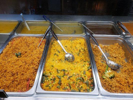 They got 4 different yellow rices ;)