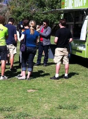 Adam Richman at The Lime Truck