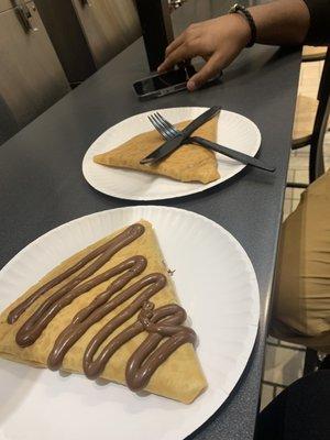 Nutella crepes