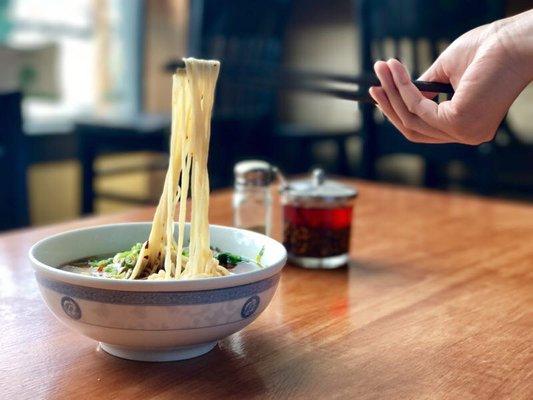 Lanzhou hand pulled noodle 兰州拉面