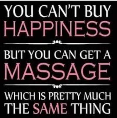 Massage = Happiness