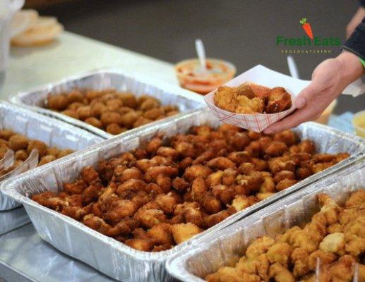 Our delicious boneless chicken wings are perfect for any event!