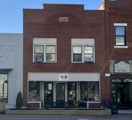 Front of shop in downtown Bowling Green, Ohio. Right next to Ben's and For Keeps Gifts.