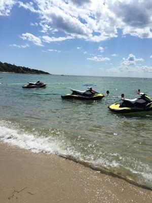 Jet skis, ready to go!!